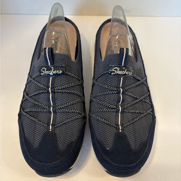 Skechers Air-Cooled Arch Fit navy blue slip-on sneakers size 8.5 - Picture 10 of 10